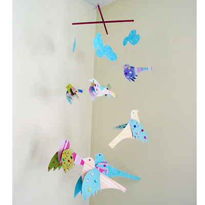 Baby Maker  Pictures on The Pretty Paper Bird Mobile Is Carefully Made And Accented By Hand It